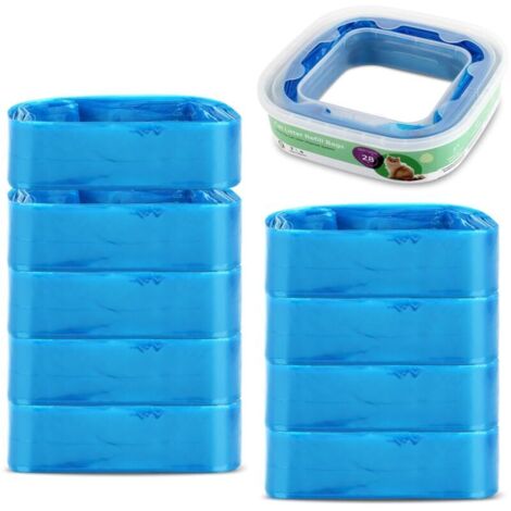 10 Pièces Recharge Poubelle a Couche 4,5M, Recharges pour Litière pour Chat, Sac Poubelle Couche Grande Capacité pour Poubelle, Poubelle à Couches, Bac à Litière pour Chat