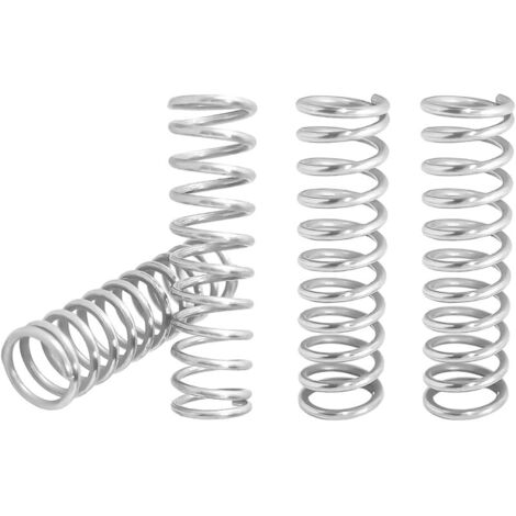 10 Pièces Ressorts Compression, Ressort de Compression en Acier Inoxydable, Ressorts Métalliques Pour Craft Réparation, 1,2 x 10 x 60 mm