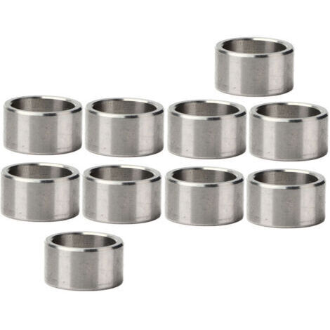 10 Pièces Rondelle Entretoise 15mm OD 12mm ID Rondelle en Acier Inoxydable Entretoise pour Accessoires de Maison et de Voiture Rondelles Plates (3515-0015-0080)