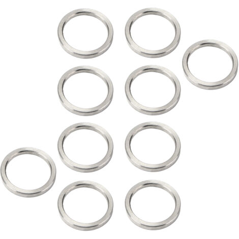 10 Pièces Rondelles de Calage 15mm Diamètre Extérieur 12mm Intérieur Acier Inoxydable pour Bricolage