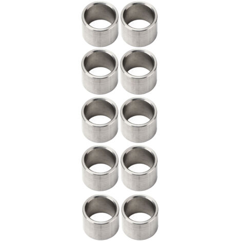 10 Pièces Rondelles de Calage 15mm OD 12mm ID Acier Inoxydable pour Bricolage et Montage