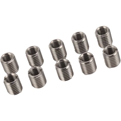 10 Pièces Rondelles Filetées Mâle-Femelle Acier Inoxydable pour Réparation et Fixation