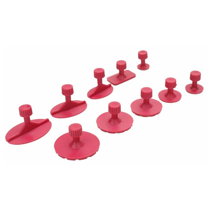 10 Pieces Rose Rouge Mixte Tirant Dessin Joint Outil De Voitures Sans Peinture De Dent De Reparation Outils D'Auto