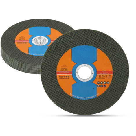 10 pièces roue de coupe pour métal acier inoxydable disque de coupe Ultra mince meuleuse d'angle scie 4-1/6 X 2/3in