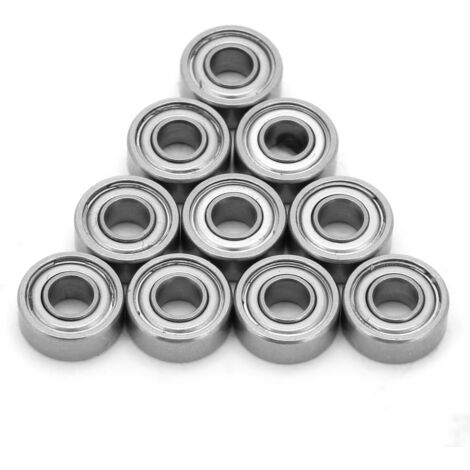 10 pièces Roulements à Billes en Acier Inoxydable MR104ZZ 4x10x4mm