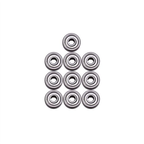 10 pièces Roulements à Billes Miniatures 624ZZ Joints Caoutchouc Métal