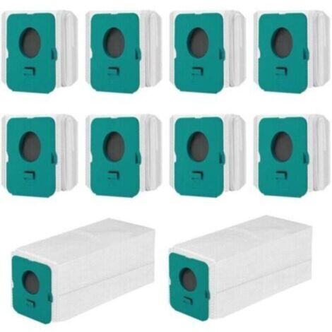 10 Pièces Sac à Poussière Clean pour Aspirateur Sans filaire Samsung VCA-ADB95, XU, Accessoires de Remplacement, Sac non Tissé Durable et Résistant à l'usure -