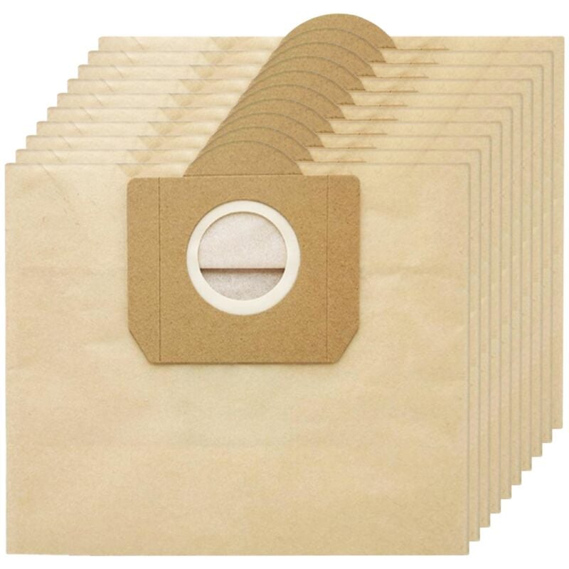 10 Pièces sac aspirateur, sac à poussière, sacs filtre papier, sacs d'aspirateur accessoires compatible pour Série WD3