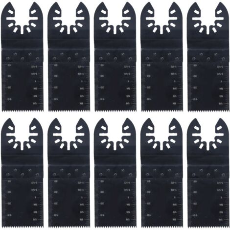 10 pièces scie oscillante, lame à dégagement rapide en acier haute vitesse lames d'outils électriques universelles 34mm