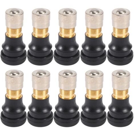 10 PièCes Scooter éLectrique Tubeless Pneu Valve de Vide Gaz Roue pour M365 Accessoires