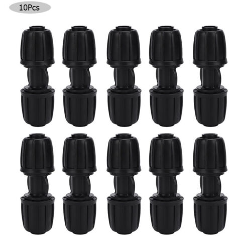 10 pieces straight water connector garden drip irrigation fitting for 16mm PE pipe
