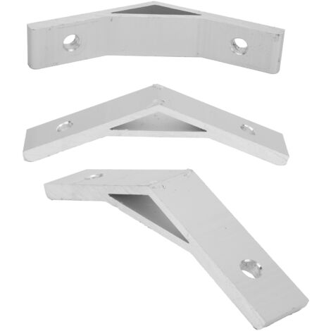 10 pièces Support d'Angle en Alliage d'Aluminium 135 Degrés, Connecteur de Fixation pour Cadres