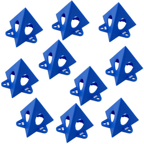 10 pièces support de peinture trépied conique mini triangulaire pour artiste menuisier, bleu