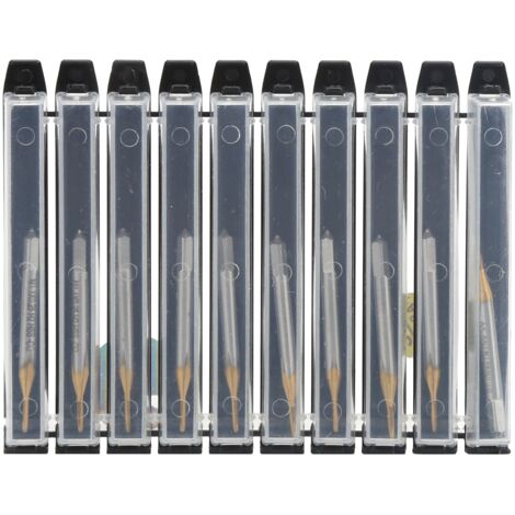 10 pièces Taraud M1.1x0.25 HSS Standard Japonais pour Assemblage Meuble et Fabrication Mécanique