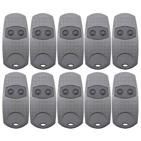 TLILY 10 Pièces Télécommande D'Ouverture de Porte Garage TOP 432EE 433,92 MHz Copie Contrôleur Portail Ouvre-Porte