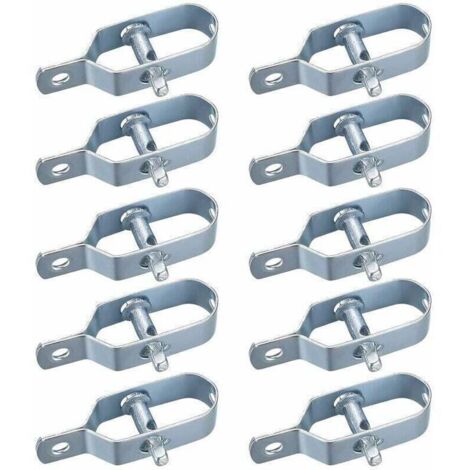10 Pièces Tendeur Grillage, Tendeur de Clôture, Tendeurs à Fil Barbelé, Kit de Connecteurs Tendeur de Corde pour Fil de Tension