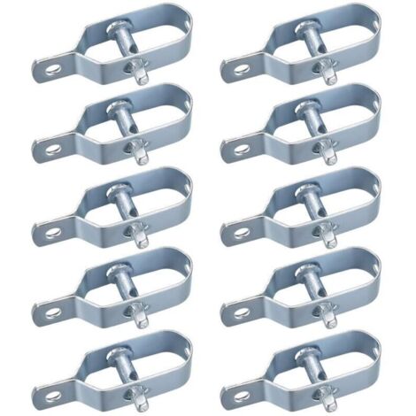 10 Pièces Tendeur Grillage, Tendeur de Clôture, Tendeurs à Fil Barbelé, Kit de Connecteurs Tendeur de Corde pour Fil de Tension