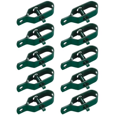 Lot De 10 Tendeurs De Fil Galvanisés 100 Mm - Pour Clôture, Serre, Jardin, Réglables, Installation Sans Soudure