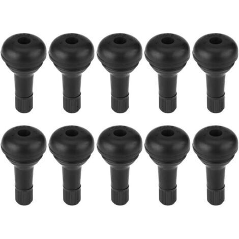 10 Pièces Tige de Valve de Pneu en Caoutchouc TR415 Voiture Auto Moteur Roue Snap-in Pneu Valve Pièce de Rechange Valve Pneu Voiture pour Trous de Jante Tubeless