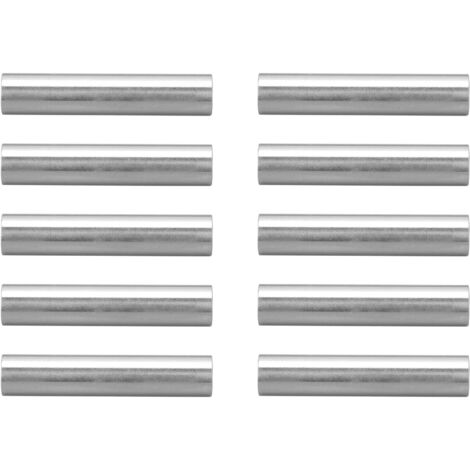 10 Pièces Tube Aluminium Rond Droit 10mm pour Robots et Outils de Support Référence 6100-0810-0050