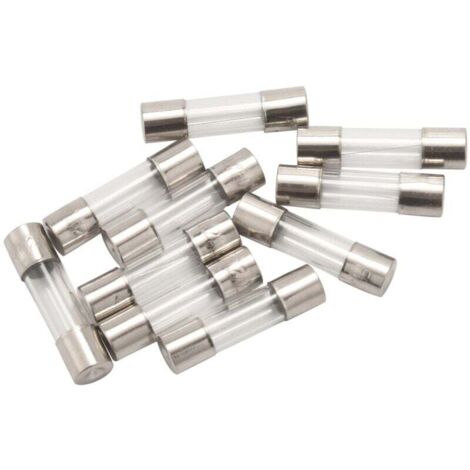 10 Pièces Tubes Fusibles Verre 5x20mm 250V 0.2A 200mA Rupture