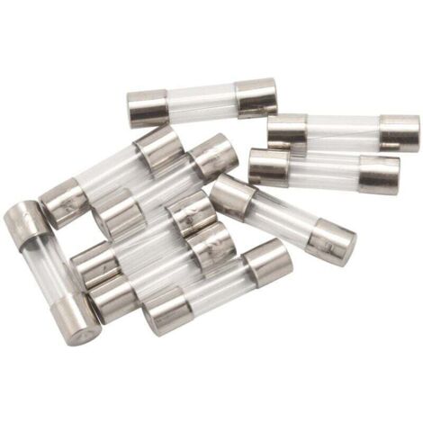 10 Pièces Tubes Fusibles Verre 5x20mm 250V 0.2A 200mA Rupture