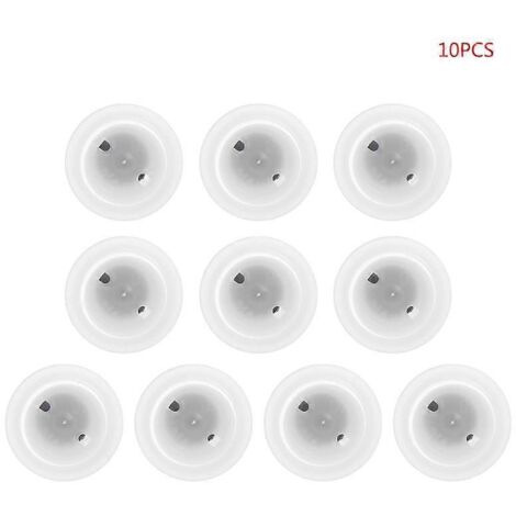 10 pièces Valve à Dégazage Unidirectionnel PE avec Filtre pour Aération Café