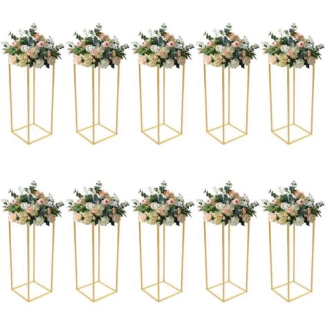 Vase Porte-fleurs En Carton, Support Cylindrique, Pliable En Forme De Cylindre, Tables Cylindriques Avec Panneau En Acrylique, Décoration Pour Mariage, Fête Prénatale, Anniversaire, Fête (4 Pièces