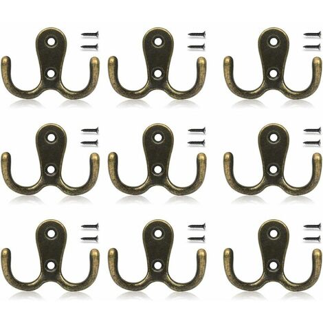 Octopus wall hook, designer wall hook, antique designer wall coat rack,  sturdy 6 arm hook - black