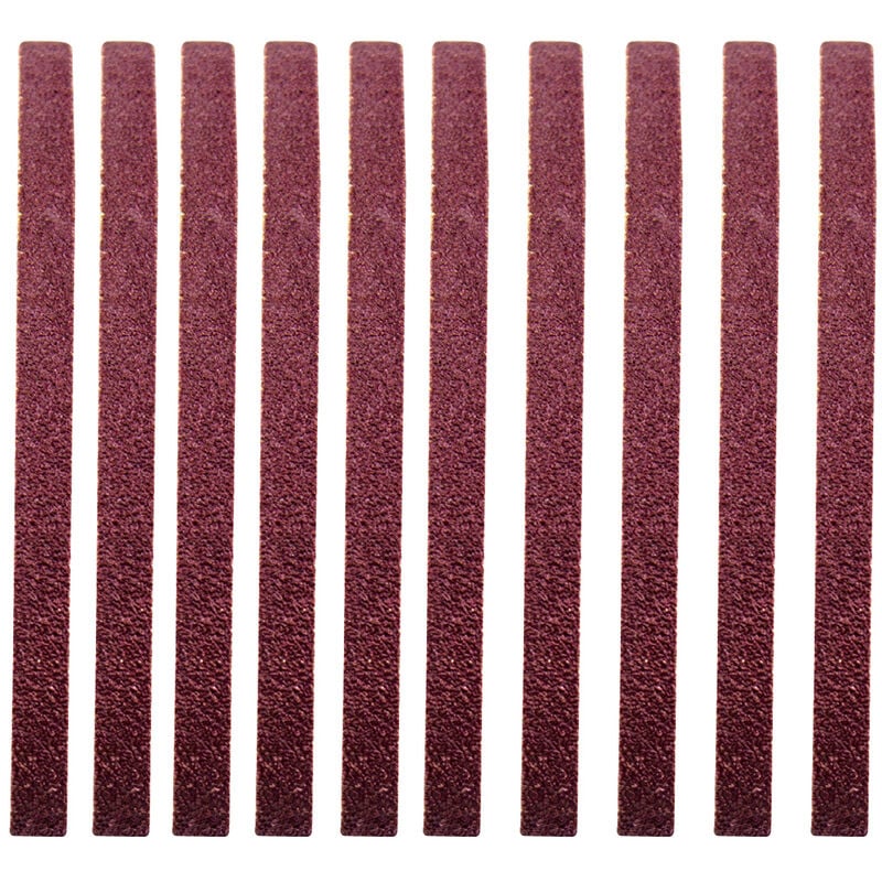 

10 piezas 330 * 10 mm bandas de lijado 80-800 reemplazo de pulido y pulido, para amoladora angular,600 #