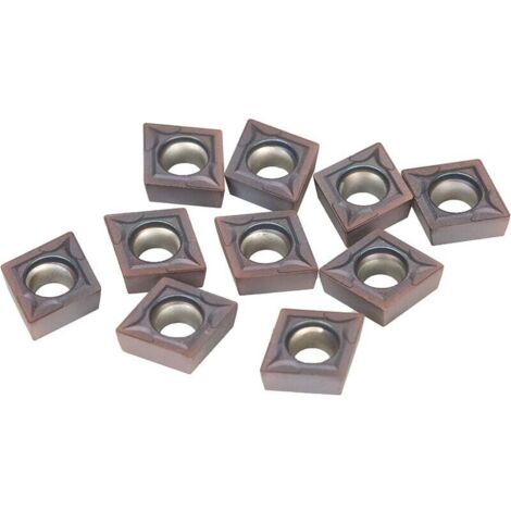 10 piezas/caja Ccmt09T304 Vp15Tf insertos de carburo Ccmt 09 T3/Ccmt32.51 insertos para torno CNC cuchillas de fresado