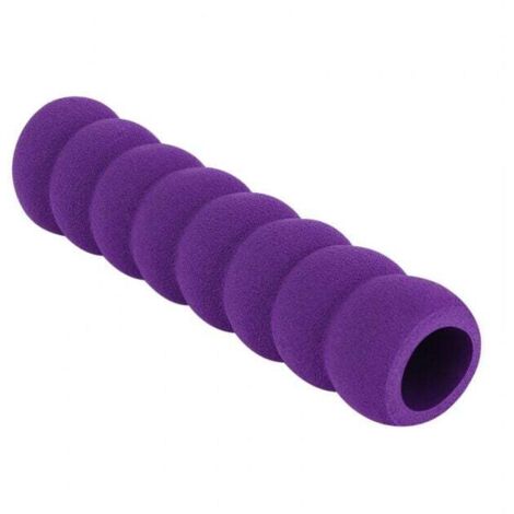 (10 piezas, morado) Almohadillas de espuma para manija de puerta, 10 piezas de protector de espuma para manija de puerta, tope de silicona para manija de puerta