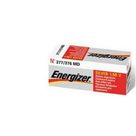 10 piles Energizer 377/376 SR626SW/SR626W