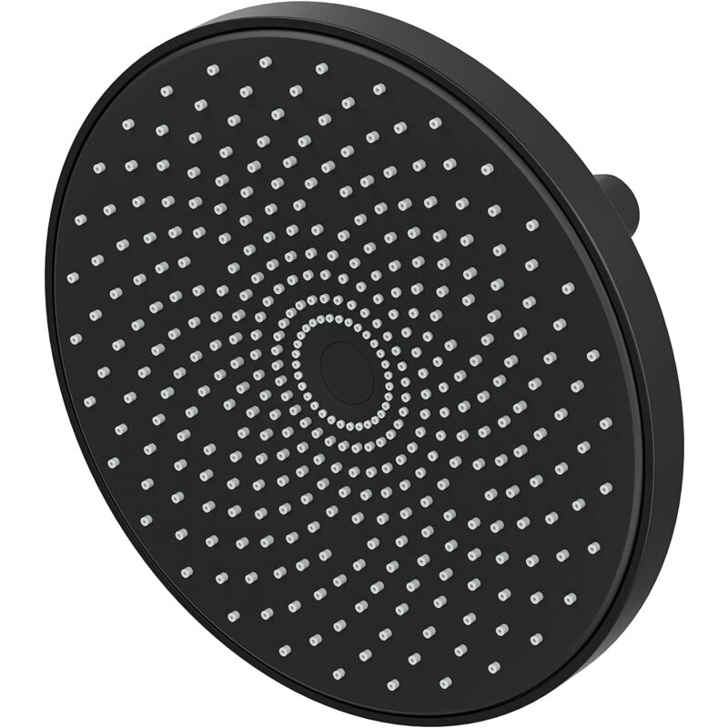 Lablanc - 10'' Pomme de Douche Pluie , Pommeau de Douche Fixe Haute Pression Avec Panneau Rond En Forme de Ciel éToilé Noir, 369 Trous de Bec