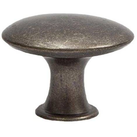 10 pomos antiguos para muebles, tiradores redondos antiguos para cajones, pomos metálicos para puertas de armarios de cocina de 30x21 mm, bronce.