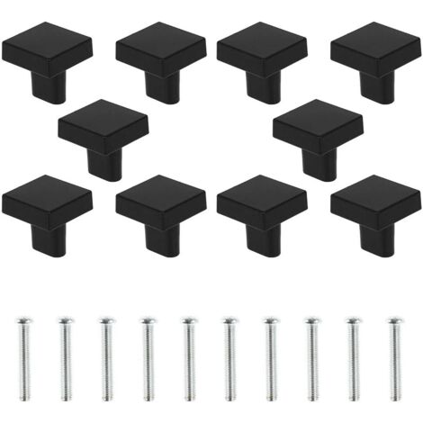 4 Piezas 30mm Pomos Muebles,Blanco Pomos Con Tornillos 2,5 Cm Y