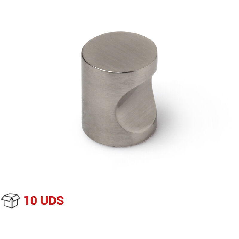 

Pomo Mueble | Estilo Contemporáneo | Fabricado en Zamak | Acabado en Níquel satinado | Medidas 134*92*80 mm | Sistema de Fijación Atornillado |