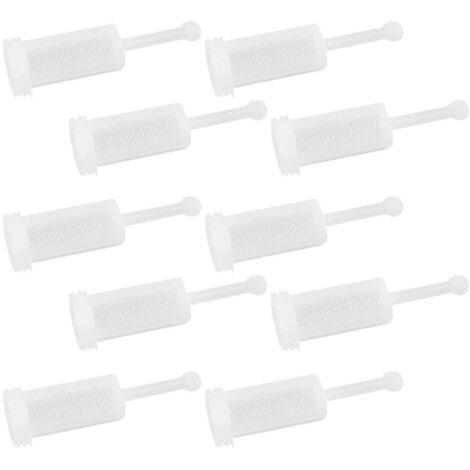 10 pots de filtre en plastique de type type, diamètre 11 mm --