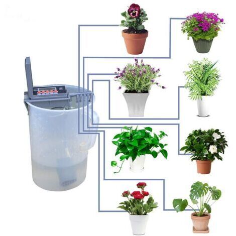 10 Pots Irrigation Système Automatique Arrosage Potager Plantes d'intérieur