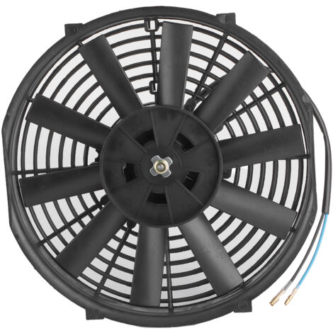 10 pouces 12V 80W Slim Ventilateur de refroidissement électronique 2100 tr / min Débit d'air 10 lames consécutives universelles
