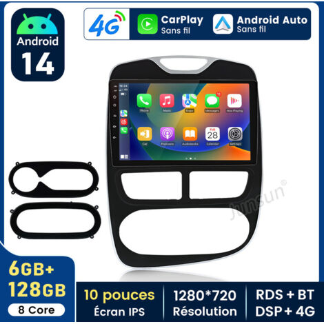 10 pouces Carplay Autoradio pour Renault 4 2012-2016 Android 6+128G JUNSUN