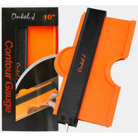 10 pouces verrouillable double échelle élargissement contour contour forme duplicateur jauge facile magnétique aspiration 1pc