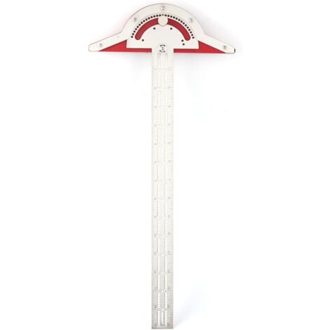 10 Pouces Woodworkers Edge Ruler, Règle d'arête pour le travail du bois, Rapporteur d'angle numérique, règle d'angle, pied à coulisse réglable de 0 à 70 degrés