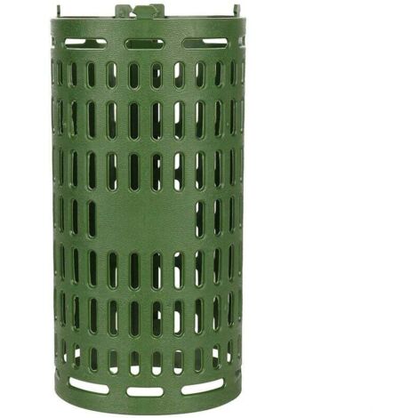 10 protezioni per tronchi Forniture da giardino Protezioni per alberi regolabili Pp verde protegge da tosaerba, tagliabordi e roditori (verde)