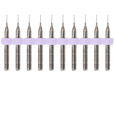 10 punte da trapano con ugello ad ago da 0,3 mm in carburo di tungsteno, accessorio per stampante 3D.
