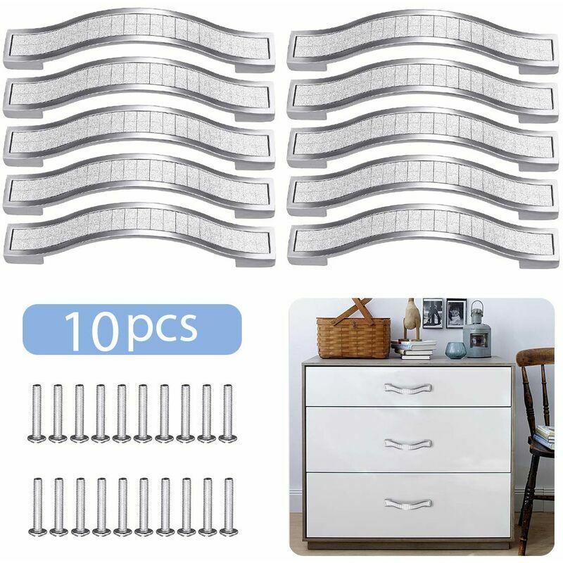 Bares - 10 pz 96mm Cristallo Maniglia del Cassetto...