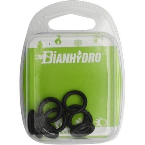 10 PZ ANELLI DI TENUTA O - RING PER FLESSIBILE MONOFORO BLISTER pz. 10 Diam. mm 6 FAIDF