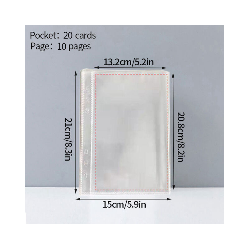 10 pz carte da gioco libro manica A5 Binder