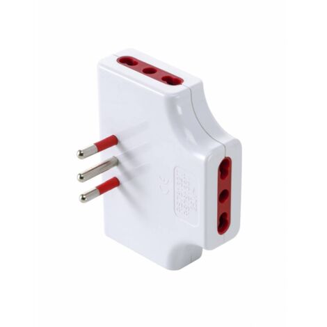 1,0 PZ Di ROSI ADATT. PIATTO  TRIPLO 10A-3PR.BIP C/LIMIT.