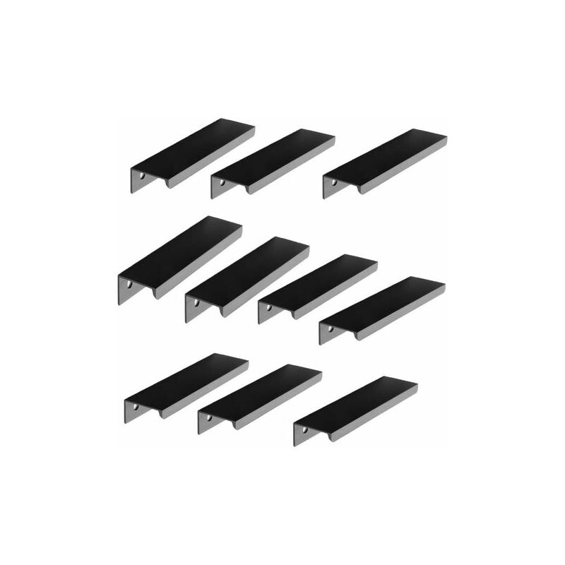 10 pz nero Cassetto Mobili da Cucina Maniglia